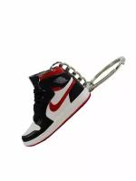 Брелок Air Jordan 1 black/red swoosh