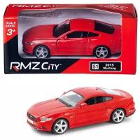 Машинка металлическая Uni-Fortune RMZ Cityсерия 1:32 Ford Mustang GT 2015 инерционная, цвет красный, двери открываются 554029-RD