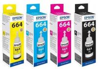 Оригинальный набор чернил Epson T6641-6644 (T6646)