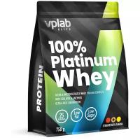 Протеин vplab 100% Platinum Whey, 750 гр., клубника-банан