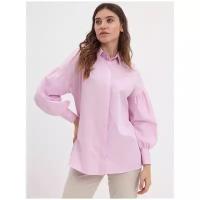 Рубашка женская KATHARINA KROSS KK-B-006P-розовый, Прямой силуэт / Сlassic fit, цвет Розовый, размер 50