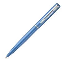 Ручка шариковая Waterman "Allure Blue" синяя, 1,0мм, кнопоч., подарочная упаковка