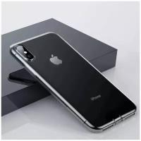 Силиконовый TPU чехол Baseus для iPhone XS Max (прозрачный)