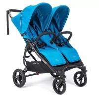 Коляска для двойни Valco Baby Snap Duo, погодок; компактная, сложение - книжка. Цвет: Ocean Blue