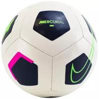 Мяч Nike футбольный Nike Mercurial Fade DD0002, 5, белый, любительский, машинная сшивка