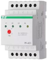 Переключатель фаз Евроавтоматика F&F PF-431, с приоритетной фазой, 3х400/230+N, 3х16А, IP20. EA04.005.001