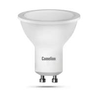 Лампа светодиодная Camelion, LED7-GU10/830/GU10 GU10, GU10, 5.5Вт, 3000К