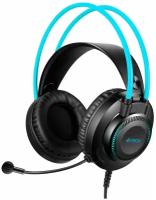 Гарнитура A4Tech Fstyler FH200U, серый/синий (fh200u blue)