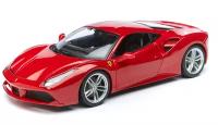 Машинка Bburago Ferrari 488 GTB (18-16008) 1:18, красный