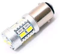 Светодиодная автомобильная лампа 1157 - P21/5W - S25 - BAY15d - 20 SMD 5730 Белый-Желтый (1 шт-лампа.)