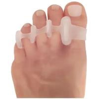 Корректоры пальцев ног 2шт / разделители межпальцевые ортопедические анатомической формы из силикона