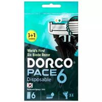 Dorco Pace 6 (3+1) одноразовые станки 4шт