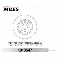 Диск Тормозной Audi A3/Skoda Octavia/Yeti/Vw Golf V/Vi/Passat/Tiguan Задний Miles арт. K010547