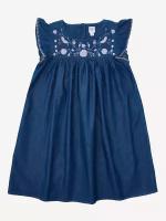 Платье для девочки Gap, цвет: Синий, 4-5 лет