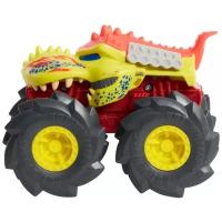 Монстр-трак Hot Wheels Monster Trucks Mega-Wrex 1:43, красный/желтый/черный