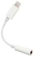 Кабель переходник (adapter) для Apple iPhone Lightning выход 3,5мм для наушников (без лого)