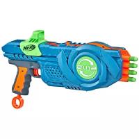 Бластер Nerf Elite 2.0 Flipshots Flip-8, 45.5 см, голубой/оранжевый