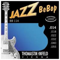 Струны для электрогитары Thomastik-Infeld Jazz Bebop BB114 14-55