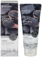 3W Clinic Charcoal Cleansing Foam Глубокоочищающая пенка для сужения пор