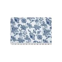 Ткань для пэчворка Peppy Embrace, (марлевка), 100*125 см, 120 г/м2, 100% хлопок, Garden Toile Cobalt