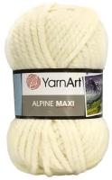 Пряжа для вязания YarnArt 'Alpine Maxi' 250гр 105м (40% шерсть, 60% акрил) (662 молочный), 2 мотка