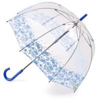 L787-3017 BlueDitsyBorder (Бордюр) Зонт женский трость Fulton