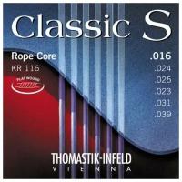 KR116 Classic S Комплект струн для классической гитары, сталь/нейлон и посер.медь, 16-39, Thomastik