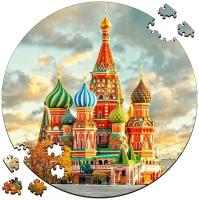 Деревянный пазл картина Путешествия храм василия блаженного ST. BASIL 'S CATHEDRAL