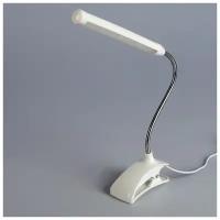 Лампа на прищепке "Стиль" микс 13LED 1,5W провод USB 4x9x31,5 см 2562919