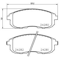 Np2046_колодки Дисковые Передние! Suzuki Sx4 1.6I Vvt/1.9Ddis 06> NISSHINBO арт. NP2046