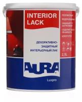 Лак акриловый Aura Luxpro Interior Lack бесцветный 2,5 л полуматовый