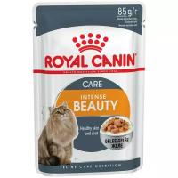 Влажный корм для кошек Royal Canin Intense Beauty 24 шт. х 85 г (кусочки в желе)