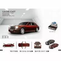 Металлическая машина Phantom Rolls-Royce 1:24 звук, свет 4 шт в д б