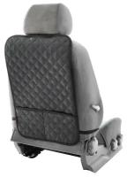 Накидка-незапинайка на спинку сиденья Cartage, оксфорд, с карманом, 60 х 40 см, черный 4886861