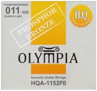 Струны для акустической гитары Olympia HQA-1152PB Custom Light 11-52