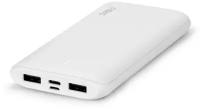 Портативный аккумулятор ttec PowerSlim Duo 10000 mAh, белый, упаковка: коробка