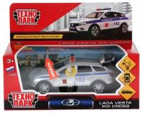 Технопарк Машина LADA Vesta SW Cross Полиция 12 см свет, звук, металл VЕSТА-СRОSS-Р-SL