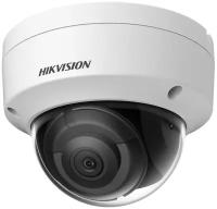 Видеокамера IP HIKVISION DS-2CD2123G2-IS(2.8MM) уличная купольная 2 Мп (2.8 мм), с EXIR-подсветкой до 30м и технологией AcuSense, по горизонтали: 107°