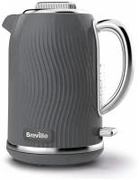 Чайник Breville VKT092, серый (Breville VKT092 Flow Electric Kettle, 1.7 L, 3 KW Fast Boil, Grey)