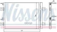 NISSENS 940262 NS940262_радиатор кондиционера! D1=10.2, D2=15.6 Dacia Logan,Renault Megane 1.4-2.0/1.5DCi 04>