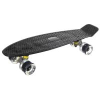 Скейтборд Fish Skateboards 22" черный/LED