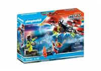 Конструктор Playmobil Спасение дайверов с помощью дрона PM70143