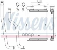 Радиатор Отопителя Chrysler: 300C 2.7 I V6 24V 04- Nissens арт. 70978