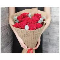 Букет из живых цветов 11 Чудесных роз от Bestflo с доставкой