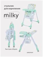 Стульчик для кормления Rant basic Milky от 6 месяцев, Mint (арт. RH303)