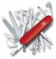 Нож перочинный Victorinox SwissChamp (1.6795) 91мм 33функц. красный карт. коробка