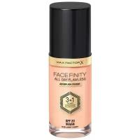 Max Factor Тональная эмульсия Facefinity All Day Flawless 3-in-1, SPF 20, 30 мл/45 г, оттенок: 40 Light Ivory