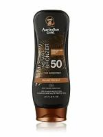 Australian Gold Lotion Sunscreen with Instant Bronzer SPF 50, Солнцезащитный лосьон с мгновенным бронзированием