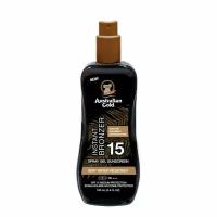 Australian Gold Лосьон для загара SPF 15 Spray Gel With Bronzer, 100мл