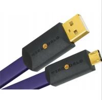 Wireworld Ultraviolet 8 USB 2.0 (A to Micro B) Flat Cab 3.0m USB тип A-micro B (U2AM3.0M-8)